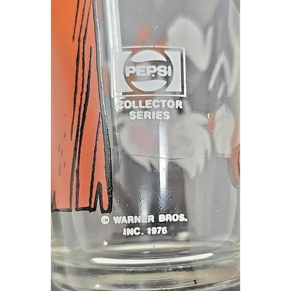 1976 Warner Bros Inc Looney Tunes Pepsi Glass - Sylvester & Tweedy U301 - Picture 6 of 8